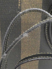 Pecan Pattern Logo Embossed 2-Way Handbag Brown/Black