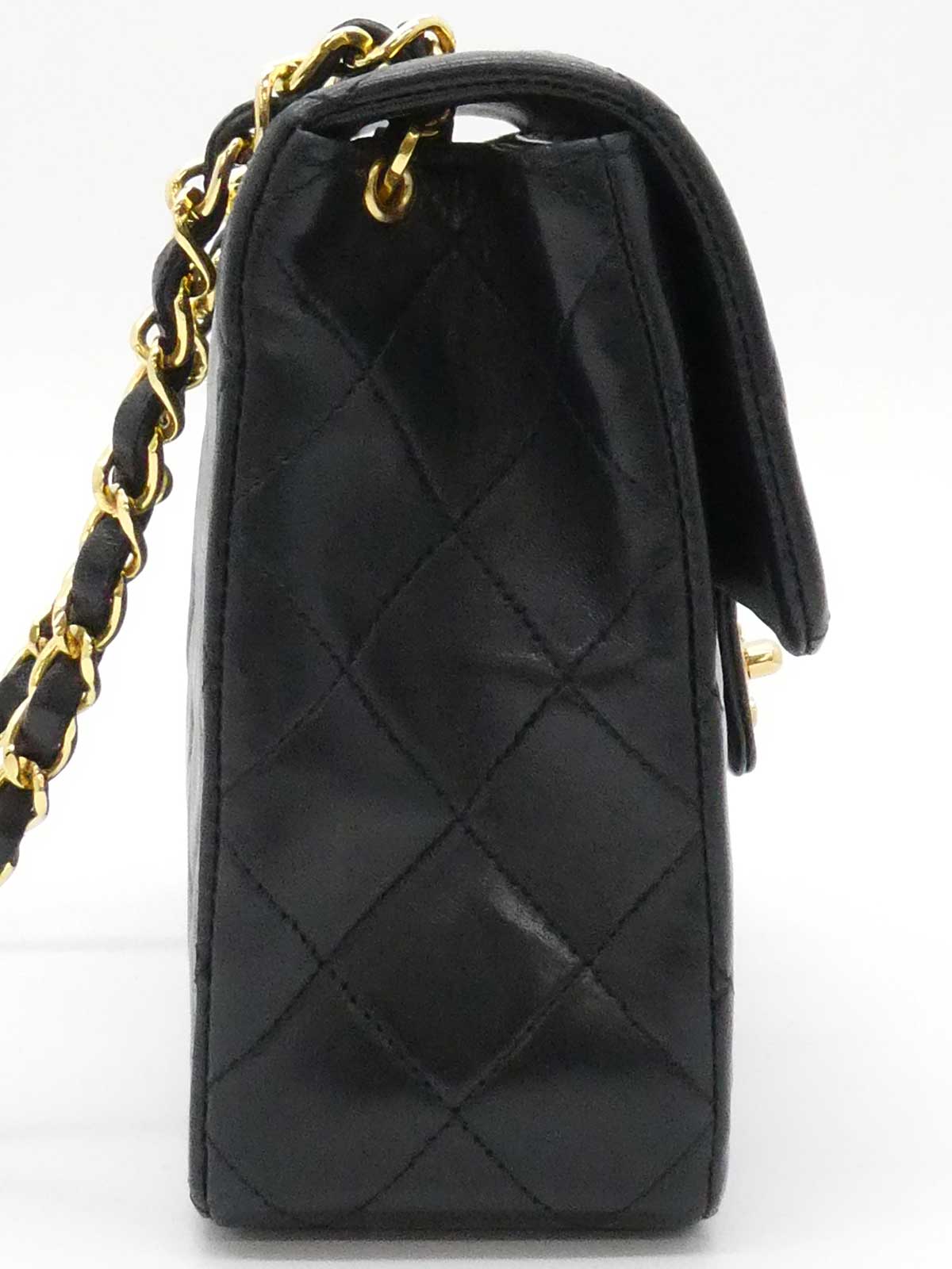 1990年頃製 クラシックフラップチェーンバッグミニ ブラック