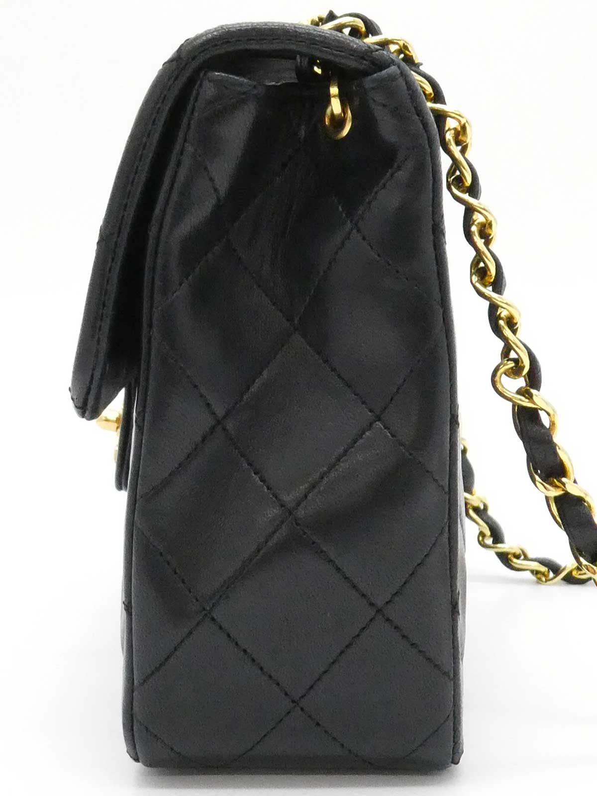 1990年頃製 クラシックフラップチェーンバッグミニ ブラック