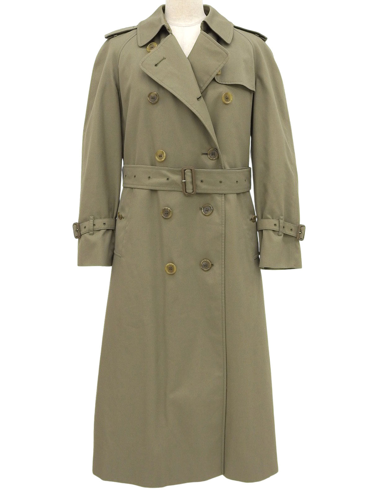 ノバチェックライニングトレンチコート カーキ| VINTAGE QOO TOKYO