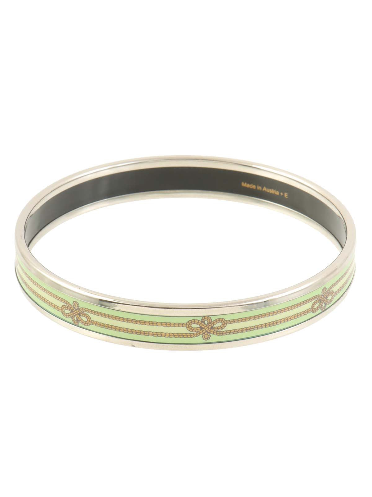 エマイユバングルPM グリーン/シルバー| VINTAGE QOO TOKYO