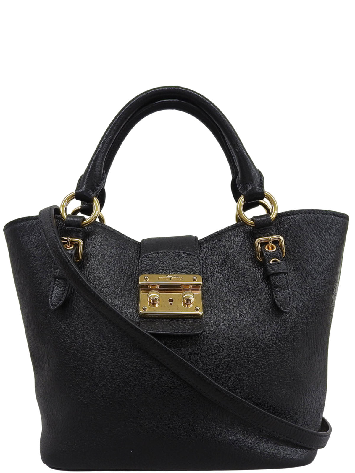 ☆miu☆ マドラス2wayバッグ ブラック| VINTAGE QOO TOKYO | ヴィンテージクー