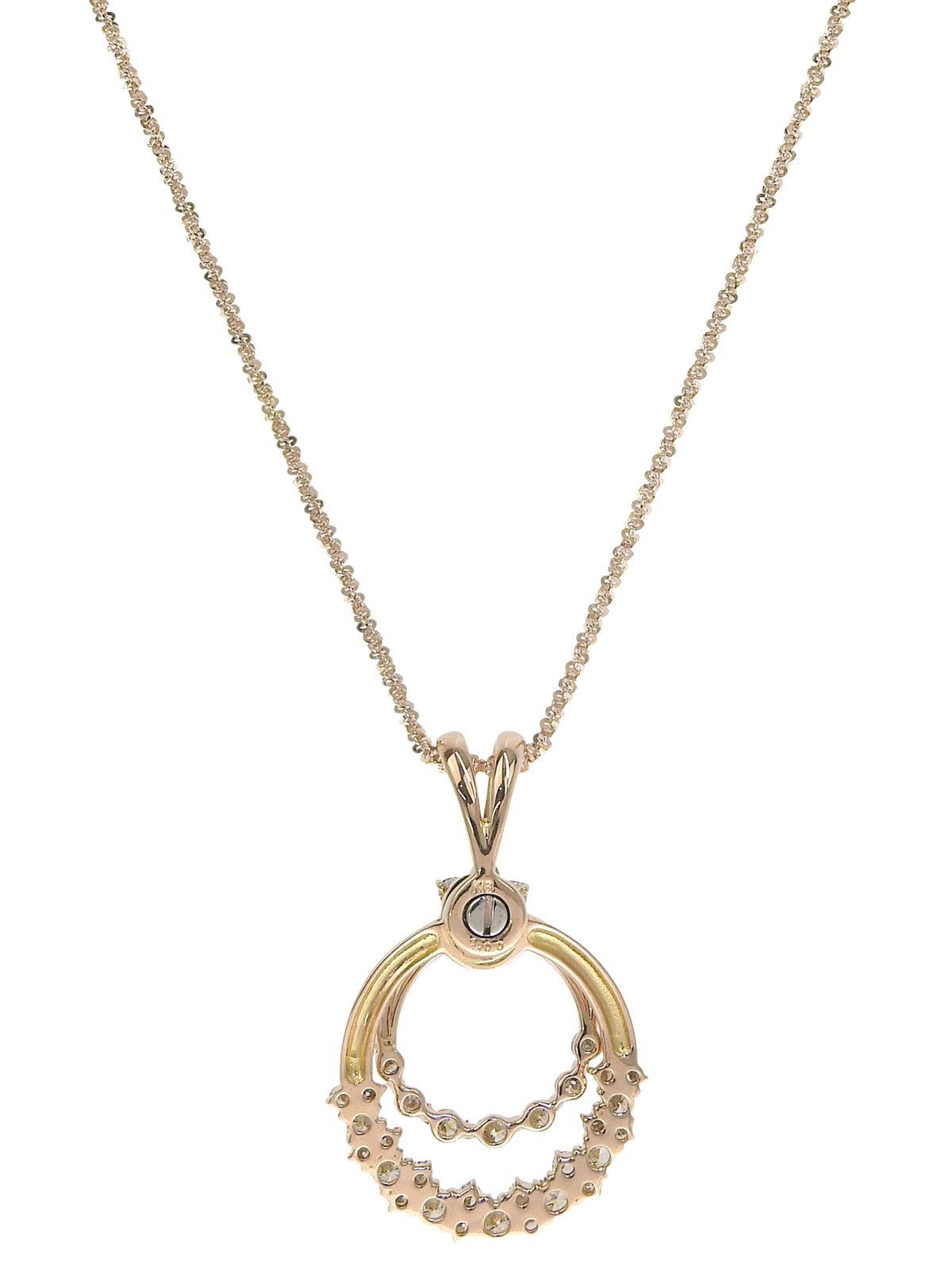 K18 Diamond Necklace Gold