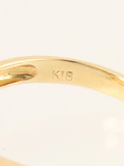 18K Gold/Multi Opal and Diamond Teardrop Ring