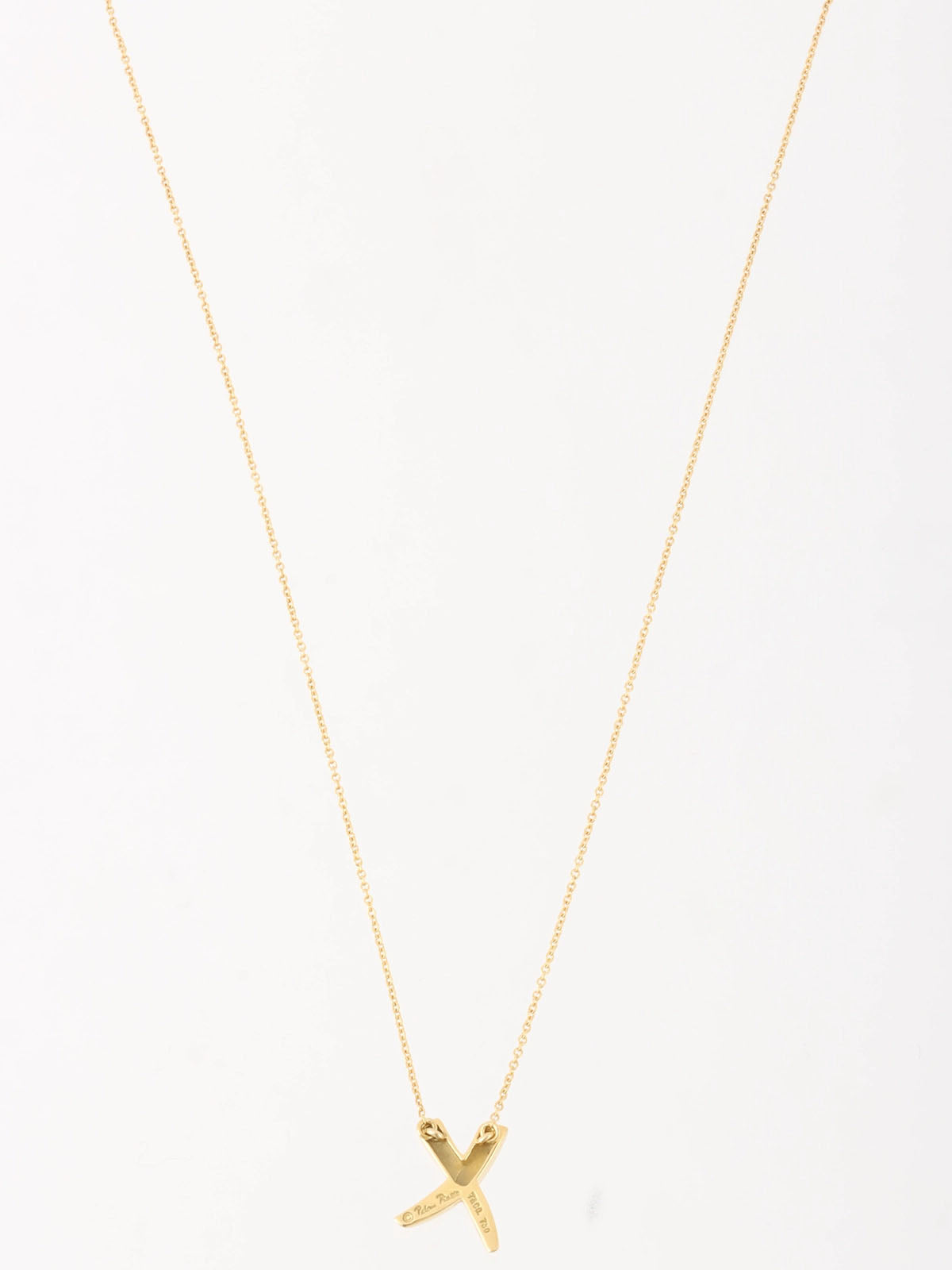 18K Gold Kiss Necklace