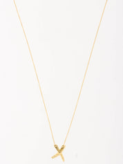 18K Gold Kiss Necklace