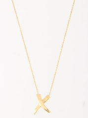 18K Gold Kiss Necklace