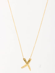 18K Gold Kiss Necklace