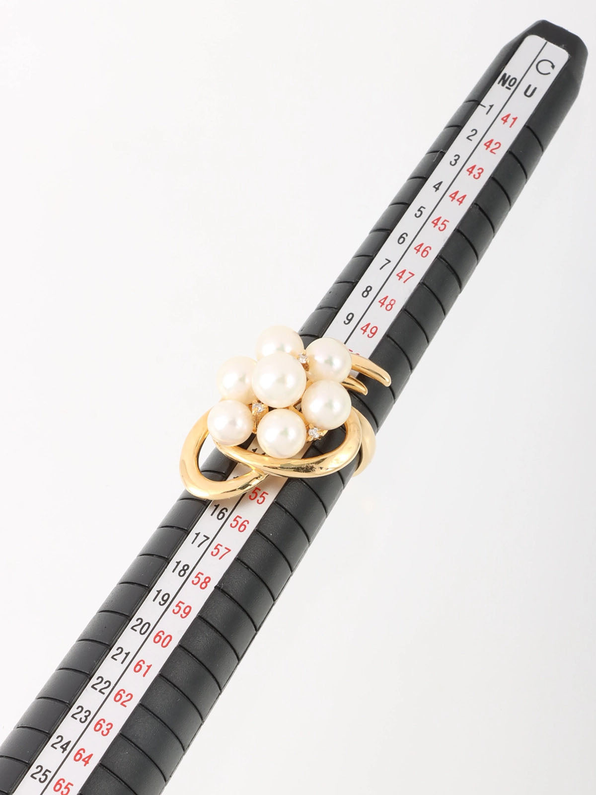 18K Akoya Pearl Design Ring in Gold/Pearl White