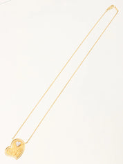 Carrera y Carrera 18K Gold Diamond Heart Angel Necklace