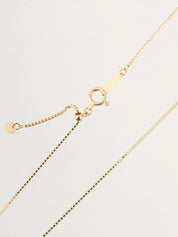 18K Sapphire and Diamond Ribbon Motif Necklace in Blue/Gold