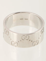 18K Icon Ring Silver