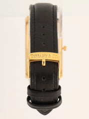 18K Rectangular Watch Gold/Black
