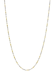 18K Platinum Chain Necklace in Gold/Silver