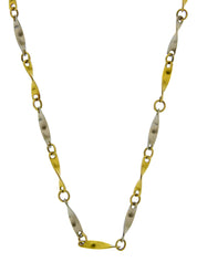 18K Platinum Chain Necklace in Gold/Silver