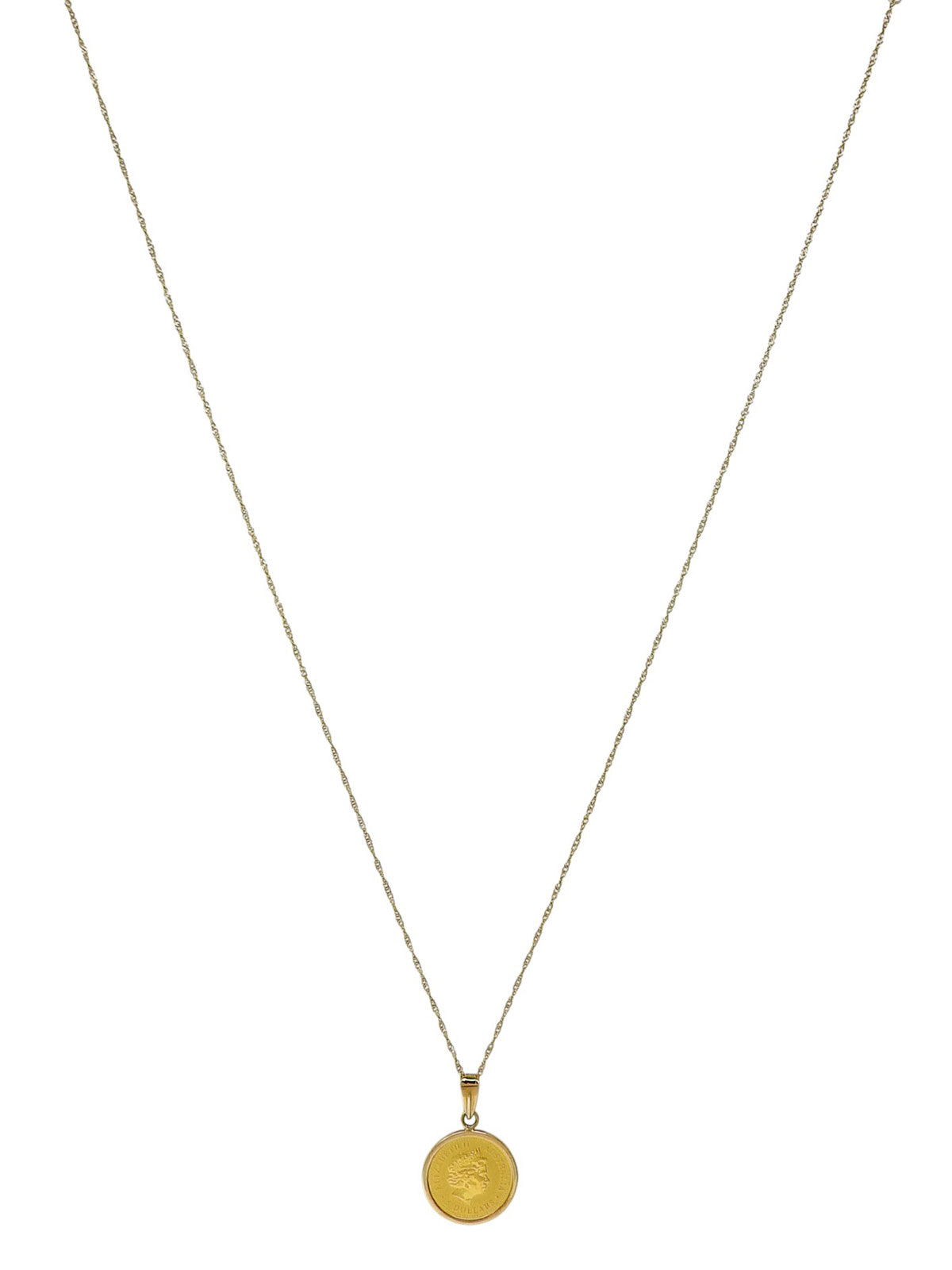 18K Gold Queen Elizabeth Necklace
