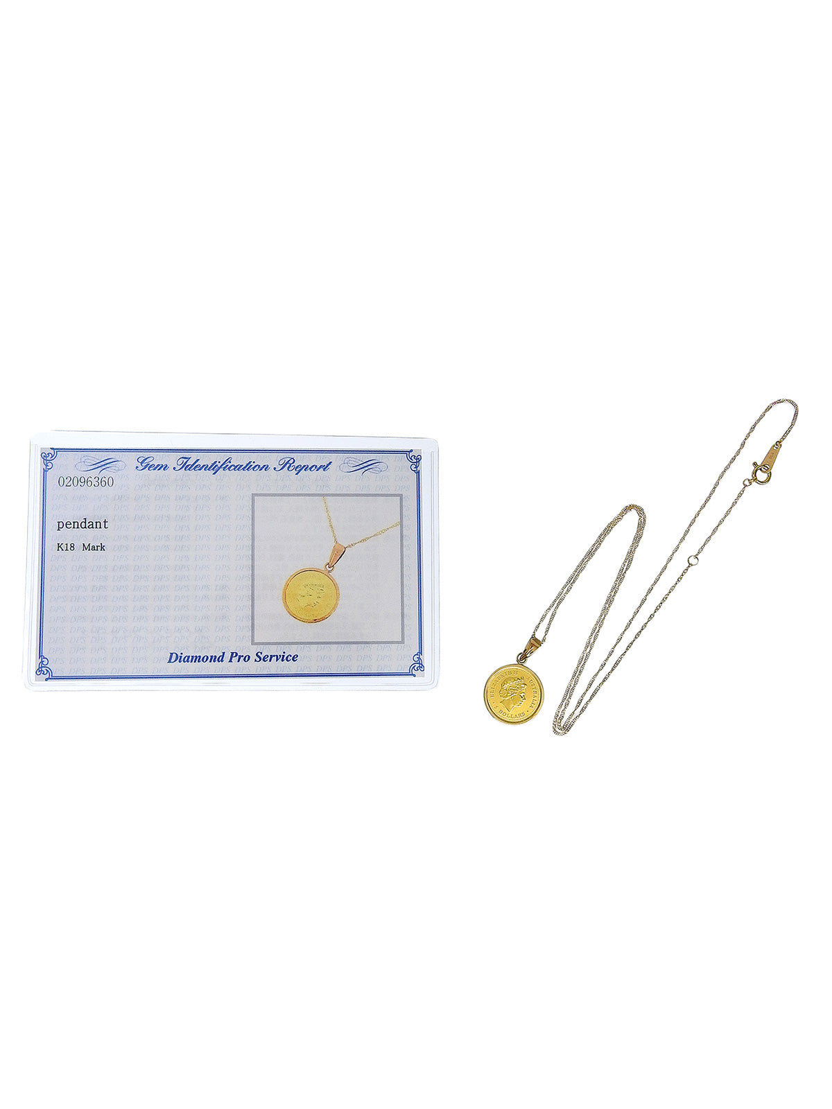 18K Gold Queen Elizabeth Necklace