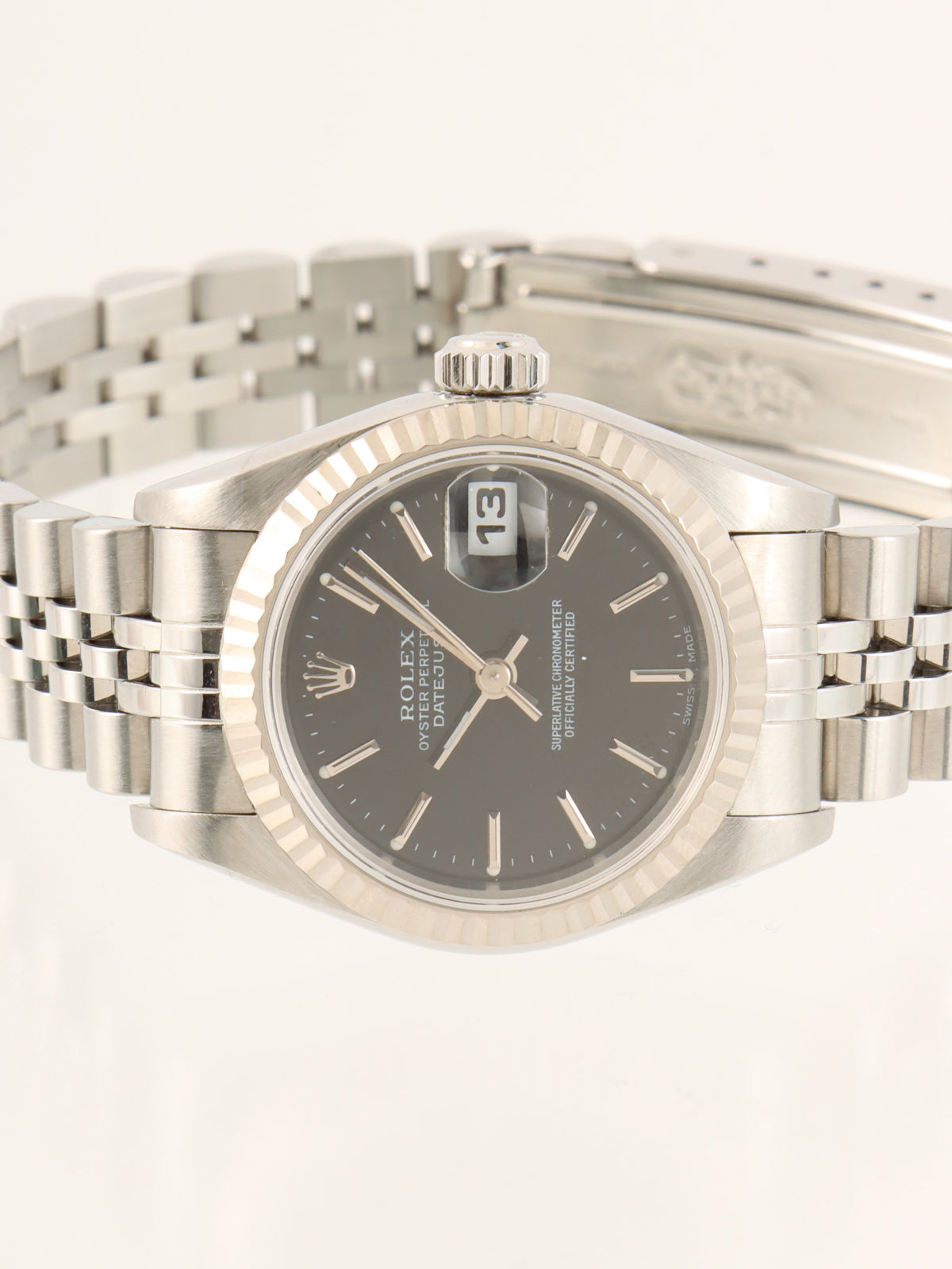 约 1998-1999 年Oyster Perpetual Datejust 银质腕表