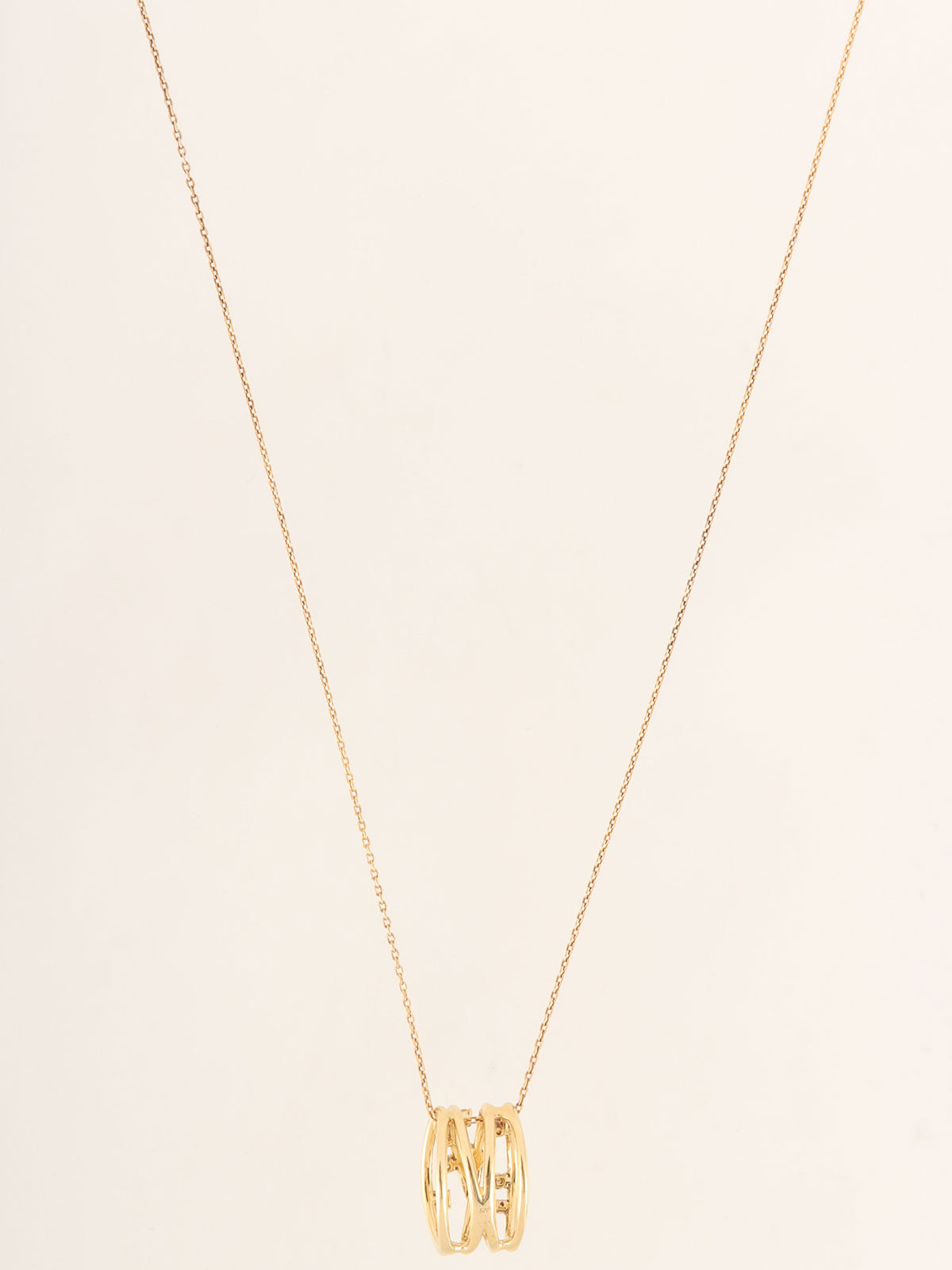 SABIRTH 18Kダイヤモンドネックレス ゴールド