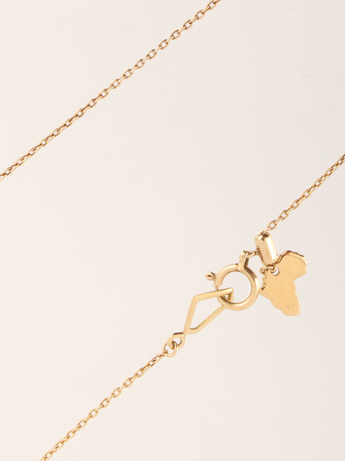 SABIRTH 18Kダイヤモンドネックレス ゴールド