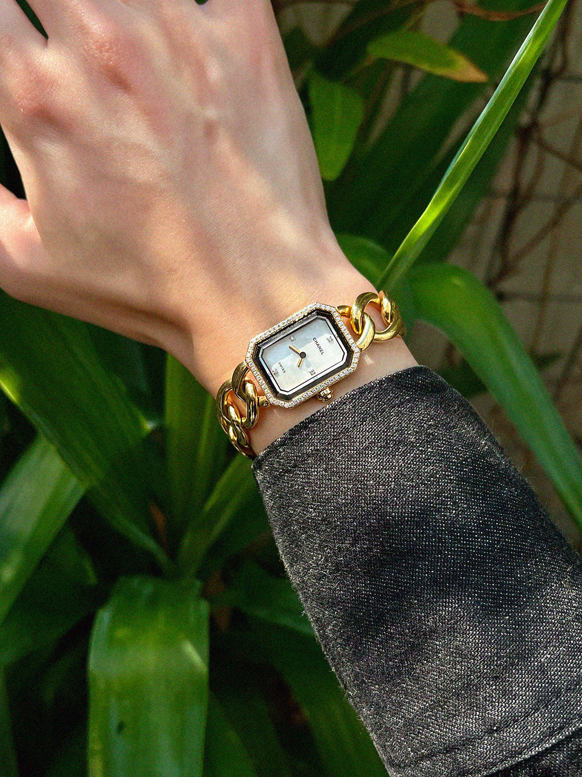 18K Diamond Premiere L Gold/Shell