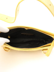 Logo Plate Shoulder Bag Yellow