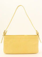 Logo Plate Shoulder Bag Yellow
