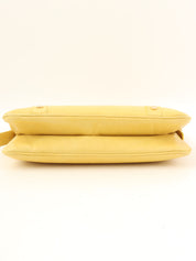 Logo Plate Shoulder Bag Yellow