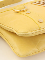 徽标牌单肩包 黄色