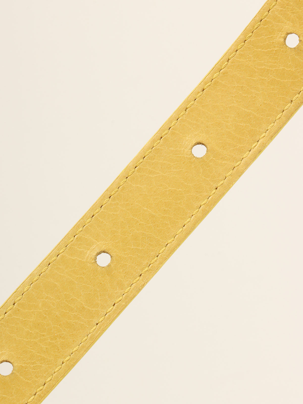Logo Plate Shoulder Bag Yellow
