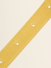 Logo Plate Shoulder Bag Yellow