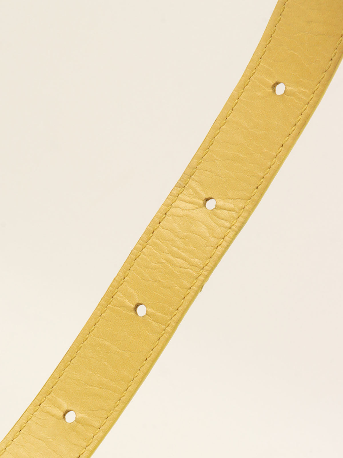 Logo Plate Shoulder Bag Yellow