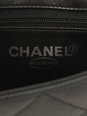 约 2000 年 Caviar Skin CC Mark Stitch 复刻版手提包 黑色