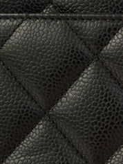 约 2000 年 Caviar Skin CC Mark Stitch 复刻版手提包 黑色