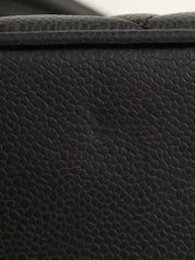 约 2000 年 Caviar Skin CC Mark Stitch 复刻版手提包 黑色