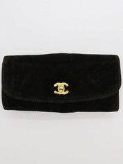 1997年頃製 キャビアスキンCCマーク2wayバニティバッグ ブラック