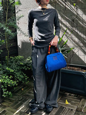 尼龙徽标刺绣彩色石头手柄包 蓝色/多色