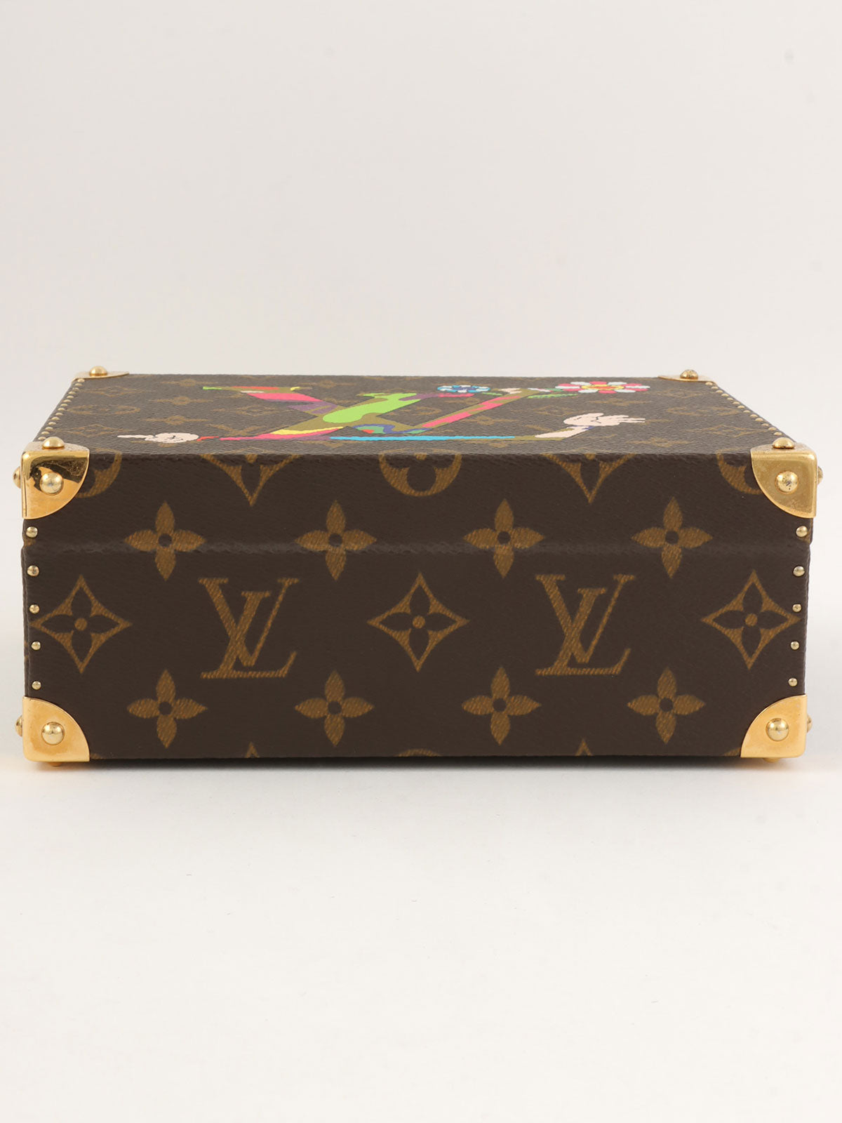 村上隆联名款 Monogram 人物首饰盒 棕色/多色