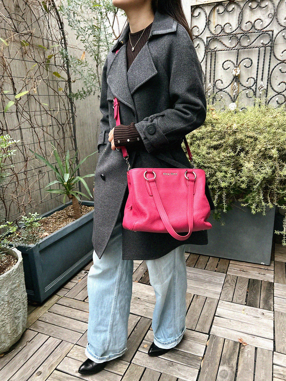 2way托特包 粉红色