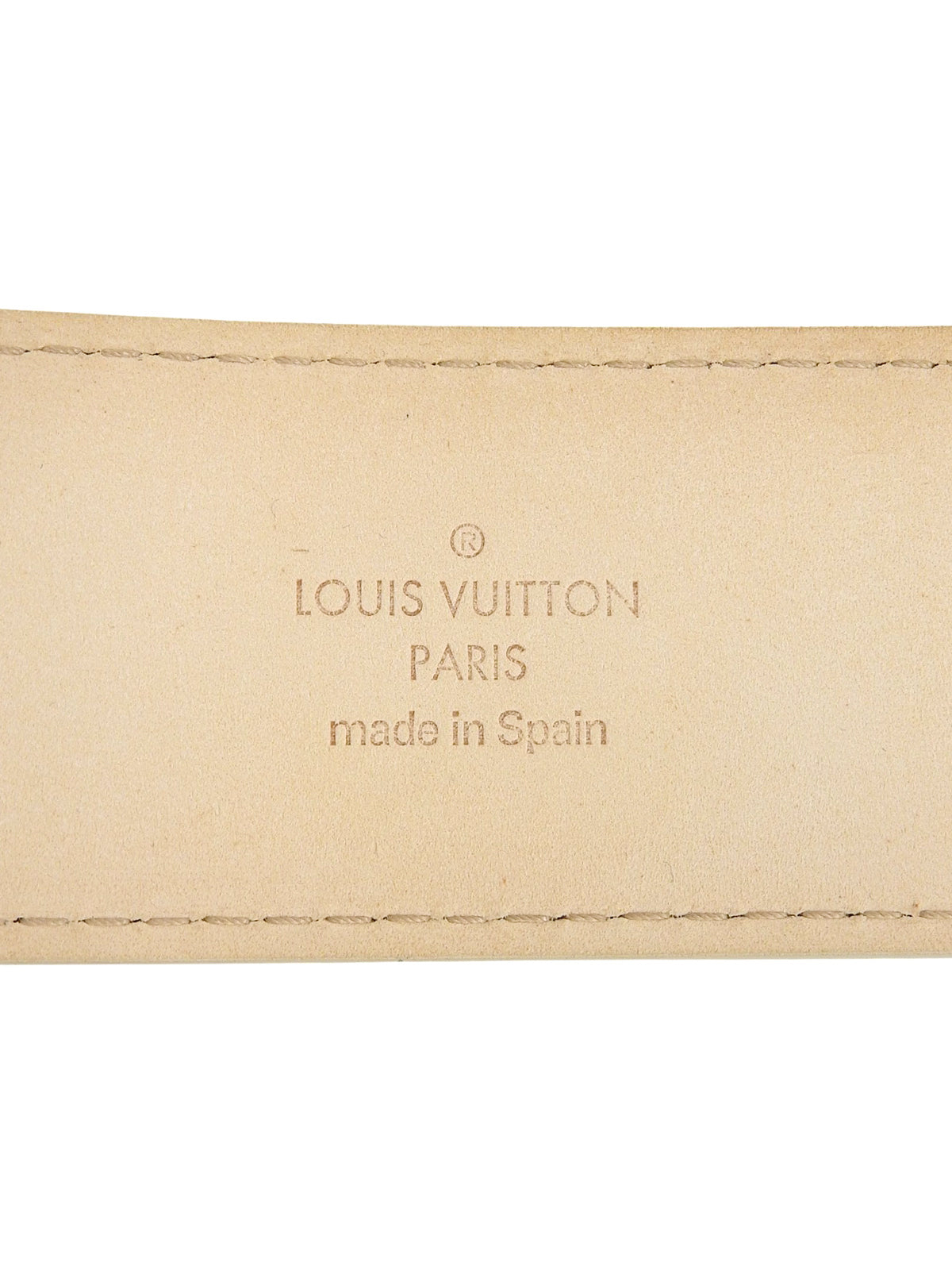 ダミエアズールサンチュールベルト　ホワイト