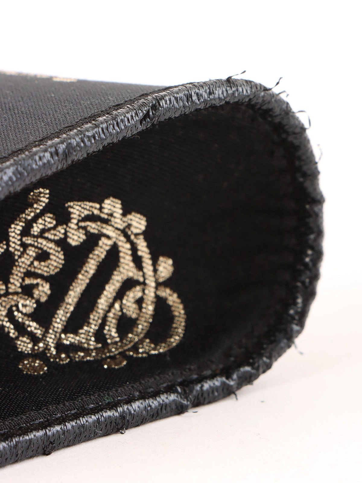 ロゴエンブレムチェーンバッグ　ブラック