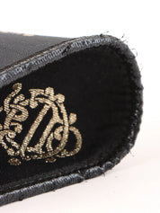 ロゴエンブレムチェーンバッグ　ブラック