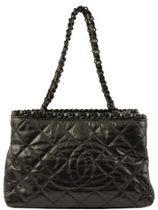 2010年頃製 チェーンミートートバッグ メタリックグレー