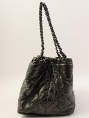 2010年頃製 チェーンミートートバッグ メタリックグレー