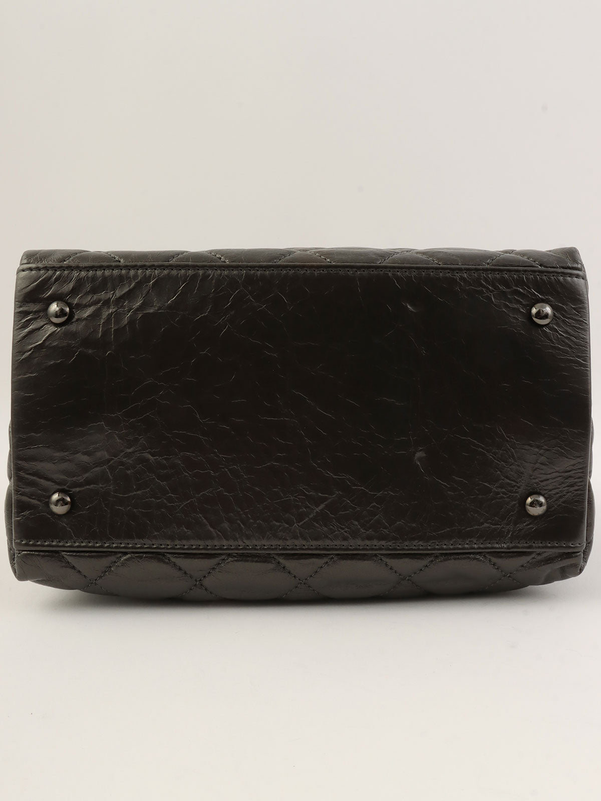 2010年頃製 チェーンミートートバッグ メタリックグレー