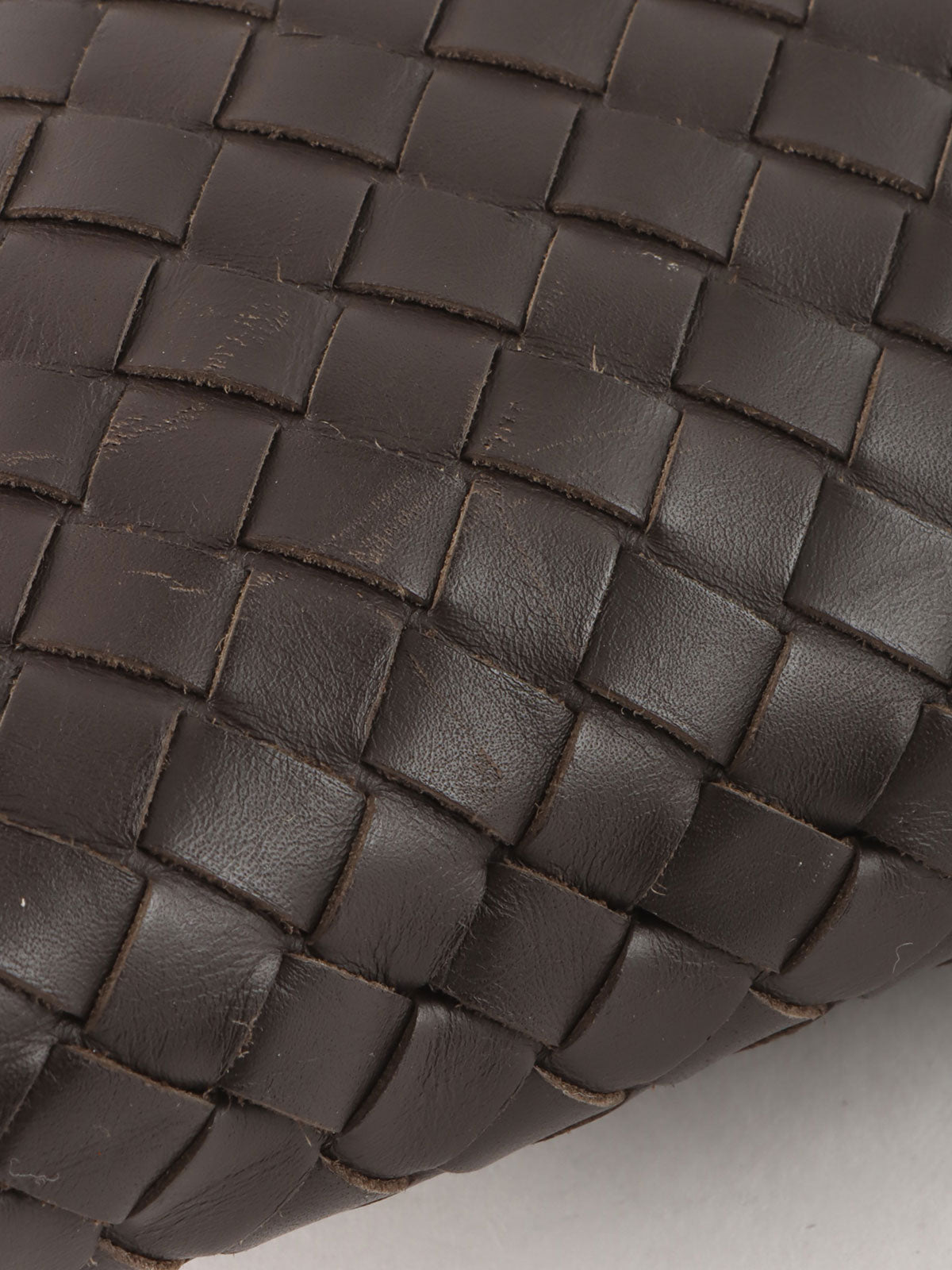 Brown Intrecciato Shoulder Bag