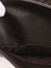 Brown Intrecciato Shoulder Bag