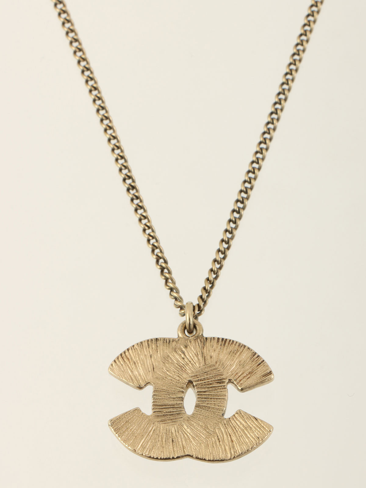 2008 CC Mark Necklace Gold/Purple