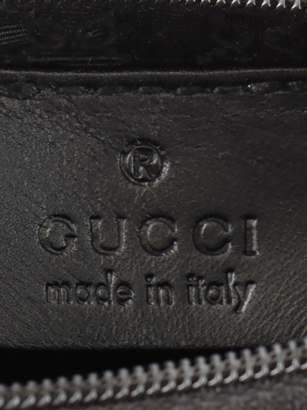 Denim logo plate Sherry line handbag in black