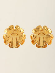 1993 Pearl Camellia Earrings Gold